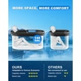 thumbnail image 5 of Ice Bath Chiller & Cold Plunge Tub Kit, 1/3HP Cold Plunge Chiller with External Pump & Filter, XXL 148Gal Upgraded Ice Pod, Cold Plunge Tub with Water Chiller for Cold Therapy Recovery, 5 of 9