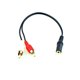 thumbnail image 4 of unbranded Adaptador De Cable Audio 3.5mm A Doble Rca Macho Conector En, 4 of 4