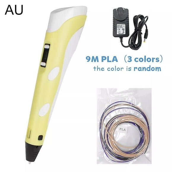 3D printing pen diy drawing pen with lcd display 3d pen with 20 colors 100 meter pla filament christmas birthday gift for child