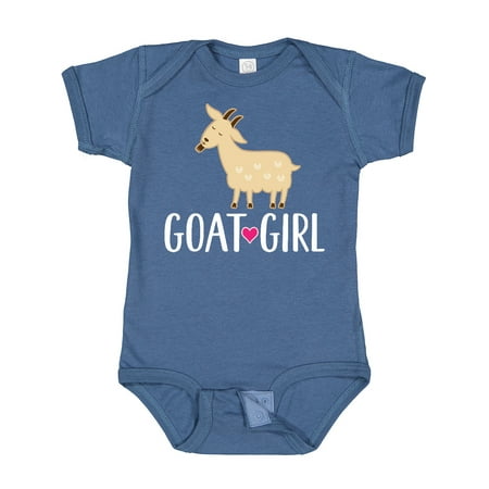 

Inktastic Goat Girl Farm Animal Gift Baby Girl Bodysuit