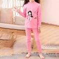 thumbnail image 2 of XASZHN Little Boys Girls Kids Cartoon Bunny Crewneck Pajamas Long Sleeve Pj's Toddler Clothes Sleepwear Pink 4-5 Years, 2 of 4
