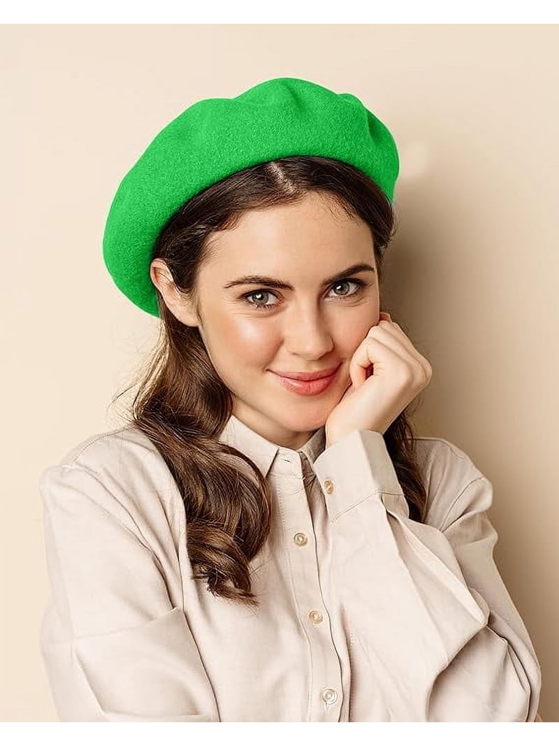 Parquet Solid Color French Beret Hat. Classic French, Casual  display picture 1