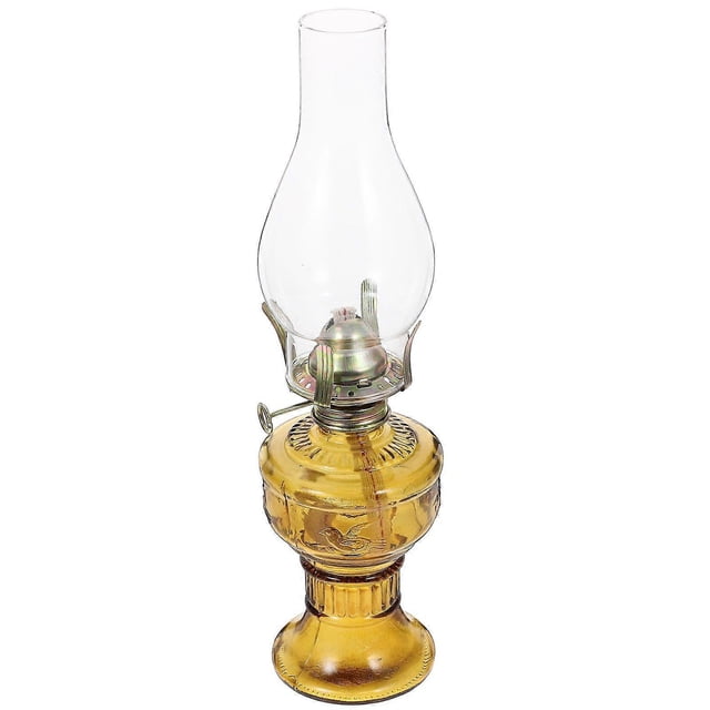 Vintage Kerosene Lamp Decorative Glass Oil Lamp Desktop Kerosene Oil Lamp Decoration