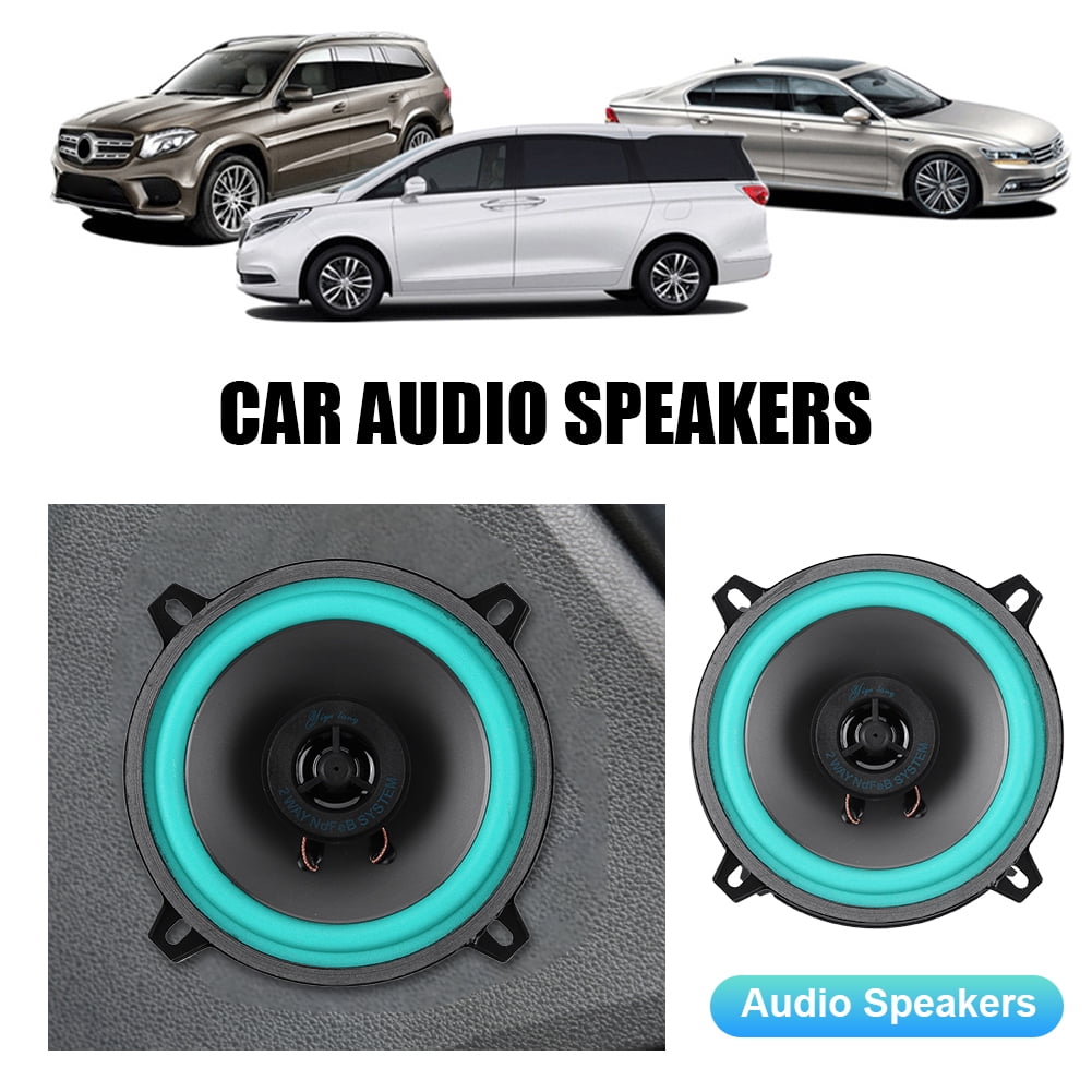 Par De Altavoces De Coche De 16 Cm (6.5") Con Tweeter, 160W, Imán Fuerte Y Borde De Goma Antienvejecimiento