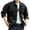 Black-C, variant on Men's Lamb Wool Lining Denim Jacket Trucker Jacket Jean Jacket Cowboy Coat Light blue 10(S)