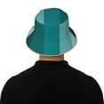 thumbnail image 5 of Bingfone Teal Color Bucket Hat for Men Women,Packable Reversible Printed Sun Hats,Fisherman Outdoor Travel Hiking Beach Caps, 5 of 7