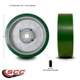 thumbnail image 2 of 8" x 2" Poly Tread on Cast Iron Keyed Drive Wheel - 1/2" Bore – Service Caster, 2 of 2