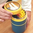 thumbnail image 3 of Inteprter Fiambrera de acero inoxidable para beber, gran capacidad, para alimentos, cuchara térmica, tarro, contenedor aislado, fiambrera, Mostrada Verde, 3 of 6