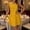Yellow, variant on asdoklhq Womens Dress Plus Size Dresses Women's Casual Multi-Color Loose Linen Round Neck Dress Green 3X