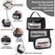 thumbnail image 2 of Cosmetiquera Transparente de 3 Piezas, Bolsa de Baño para Viaje para Mujer, Bolso de Tocador Translúcido Impermeable, Bolsa Neceser Viaje Maquillaje, Cosmetiquera para Maquillaje de Viajes (Negro), 2 of 4