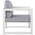 thumbnail image 4 of Modway Fortuna 5 Piece Outdoor Patio Sectional Sofa Set in White Gray, 4 of 6