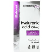 Bluebonnet Nutrition Beautiful Ally, Hyaluronic Acid, 100 mg, 90 Softgels