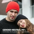 thumbnail image 3 of For Warm Winter Hats For Men / Women Knit Beanies Breathable & Soft Beanie Hats Color Variety Extended Brim Thick Soft & Stretchy Knit Beanie Hat, 3 of 6