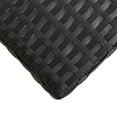 thumbnail image 3 of vidaXL Garden Bench 80 cm Poly Rattan Black, 3 of 4