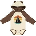 thumbnail image 3 of Inktastic Sailboat Vintage Nautical Sailing Boys or Girls Long Sleeve Baby Bodysuit, 3 of 5