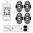 thumbnail image 1 of Wireless Light Aircraft Airplane Helicopter Warning Lights RGB Led Aircraft Strobe lights Motorcycle Lights LED Flash Position,4, 1 of 2
