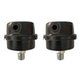 thumbnail image 2 of Black Iron Shell Air Noise Intake Filter Muffler Silencer 1/4 Inch Thread For Oil Free Air Compressor Inlet Parts, 2 of 2