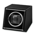 thumbnail image 2 of Luxury Giftware Black Finish Wood Acrylic Window Single Watch Winder, 2 of 4