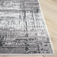 thumbnail image 2 of SAFAVIEH Whisper Theobald Abstract Runner Rug, Grey/Dark Grey, 2'6" x 8', 2 of 9