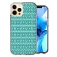 thumbnail image 1 of MUNDAZE For Apple iPhone 12 Pro Teal Christmas Reindeer Pattern Design Double Layer Phone Case Cover, 1 of 3