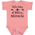 thumbnail image 3 of Inktastic Little Baby, Big Miracle Boys or Girls Baby Bodysuit, 3 of 5