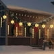 thumbnail image 5 of Decoraciones navideñas, adornos navideños, regalos navideños. Cortina de luces navideñas para exteriores con forma de carámbanos y copos de nieve, con control remoto., 5 of 5