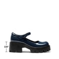thumbnail image 2 of Zapatos Mary Jane con Plataforma Gruesa para Mujer DREAM PAIRS Azul Marino Talla 8.5, 2 of 7