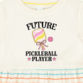 thumbnail image 4 of Inktastic Future Pickleball Player Girls Girls Baby Dress, 4 of 5