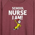 thumbnail image 3 of Dr. Seuss - School Nurse I Am Sam I Am - Women's Lightweight French Terry Long Sleeve Shirt, 3 of 6