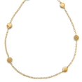 thumbnail image 1 of Beautiful Leslie's 14K Polished and D/C Necklace, 1 of 5