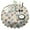 White Highland Cow, variant on White Highland Cow Flower Bathtub Pattern Round Tablecloth 60"x60",Wrinkle Wipeable Table Cloth for Kitchen Dining Room Picnic Patio Party