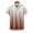 Brown, variant on YLSDY Fashion Men's Vintage Bowling Shirts Gradient Short Sleeve Regular Fit Hawaiian Casual Button Down Shirt Stylish Summer Beach Shirts Coffee M
