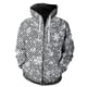 thumbnail image 1 of Sudadera con capucha y cremallera para hombre, diseño de copos de nieve de invierno, divertida, estilo Harajuku de gran tamaño, ropa de calle moderna, tops de manga larga, 1 of 6