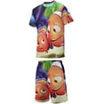 thumbnail image 2 of Finding Nemo Boys Short Sleeve T-Shirt And Mesh Shorts Outfit Set for Kids, 2 of 7