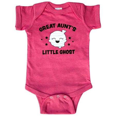 

Inktastic Cute Great Aunt s Little Ghost with Stars Gift Baby Girl Bodysuit