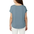 thumbnail image 3 of Buffalo David Bitton Ladies' Crewneck Top Size: S, Color: Blue Sky, 3 of 5