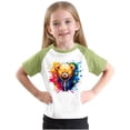 thumbnail image 4 of RXIRUCGD 2025 Vêtements d'Été pour Enfants Tout-Petits Garçons Filles Mode Mignon Col Rond Imprimé Manches Courtes Haut, 4 of 7