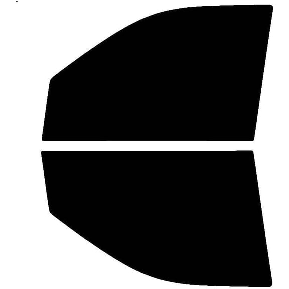 PreCut Front Door Window Tint Kit Compatible with 1500 Pick-Up 2009-2018 4 Door CrewCab, 20% VLT