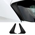 thumbnail image 1 of Black Steel Rear Window Side Spoiler Cover Trim Fit for Toyota Highlander 14-19, 1 of 4