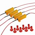 thumbnail image 3 of Indicateur LED Résistance de Charge de Ballast Relais de Taux de Clignotement Ampoules de Clignotant 50W 6 Ohms 4 Pcs, 3 of 5