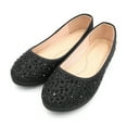 thumbnail image 3 of LAVRA Girls Ballet Flats Glitter Mary Jane  Dress Shoes, 3 of 4