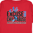 thumbnail image 4 of Inktastic No Excuse for Child Abuse April Child Abuse Prevention Month Boys or Girls Long Sleeve Toddler T-Shirt, 4 of 5