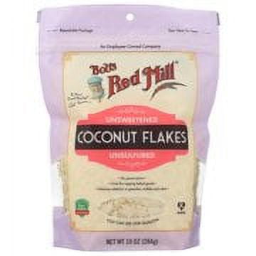 Bob's Red Mill Resealable Unsweetened Coconut Flakes, 10 Oz (Pack of 4)