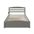 thumbnail image 4 of Warren Queen Bed with Footboard and Twin Extra Long Trundle in Grey, 4 of 5