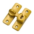 thumbnail image 2 of ZZkhGO Sturdy Alloy 90 Degree Rotate Door, Anti-Rust Barn Door Lock with One-Hand Operation, Secure Safety for Cabinet Window RV, Gold, 2 of 7