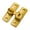 Gold, variant on Homenest 90 Degree Barn Door Alloy Rotate Door Lock Sliding Door Flip Lock for Cabinet Window Hardware with Screws,Black