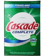 Cascade Complete, Powder Dishwasher Detergent, Fresh Scent 125 Oz