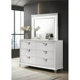 thumbnail image 3 of Pemberly Row Prism 4 PC Queen Modern Bedroom Set made with Wood in White color, 3 of 13
