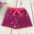 thumbnail image 4 of Hessimy Girls Flowy Shorts Butterfly Shorts for Kids with Pocket Athletic Shorts Running Shorts for Girls(Hot Pink,0-1 Years), 4 of 8