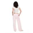 thumbnail image 5 of Forever 21 Women's Light Pink Athleisure Low-Rise Jogger, Wide-Leg, S, 5 of 6